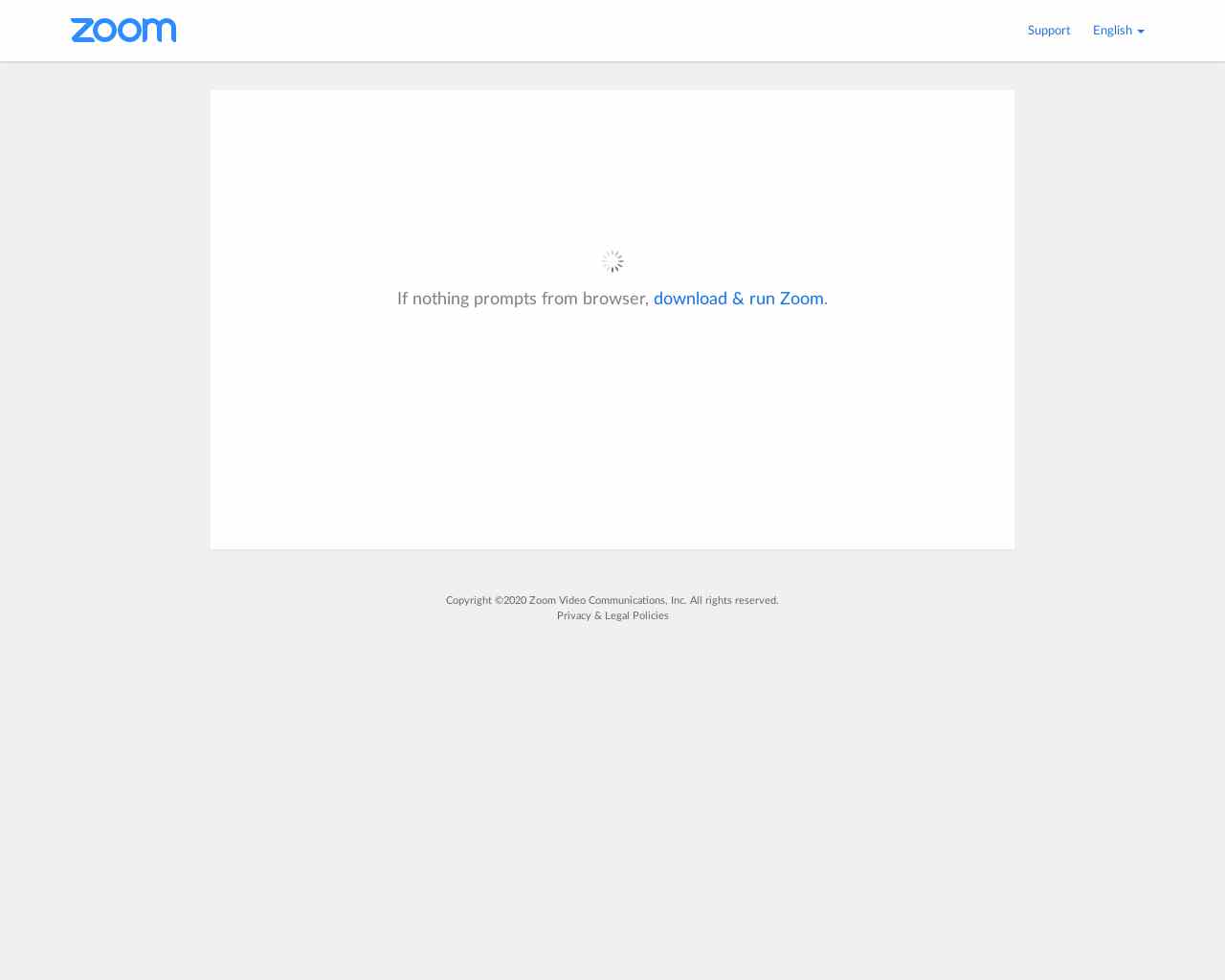 Unsupported Operating System - Zoom