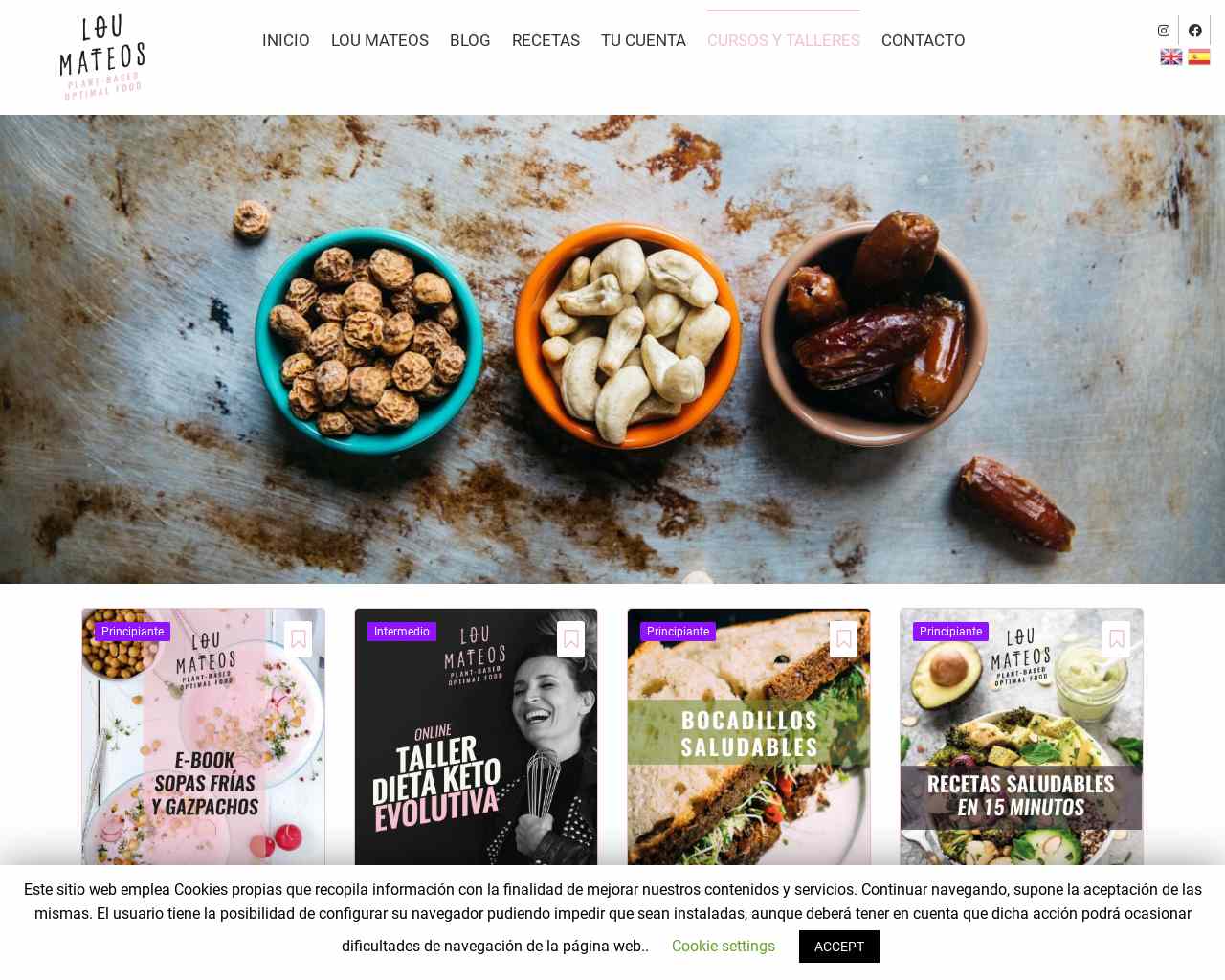 CURSOS Y TALLERES – Plant Based Optimal Food