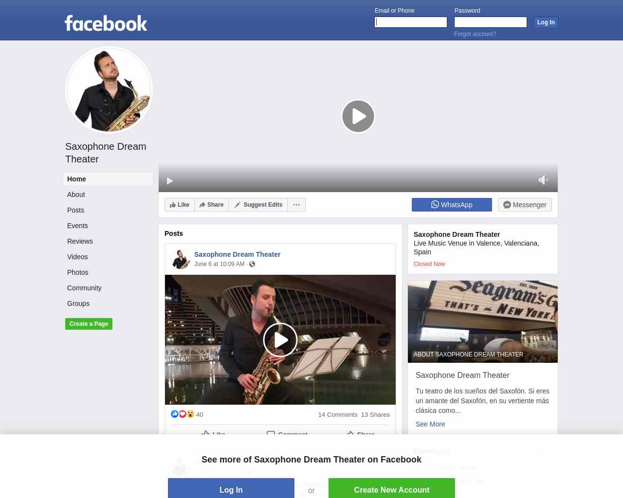 Saxophone Dream Theater - Home | Facebook