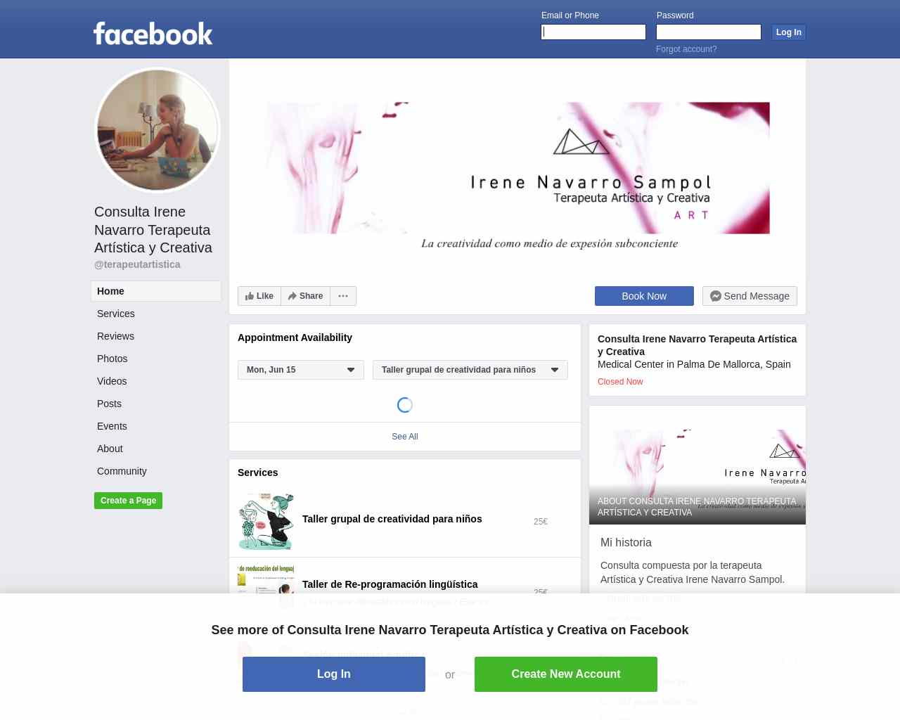 Consulta Irene Navarro Terapeuta Artística y Creativa - Home | Facebook
