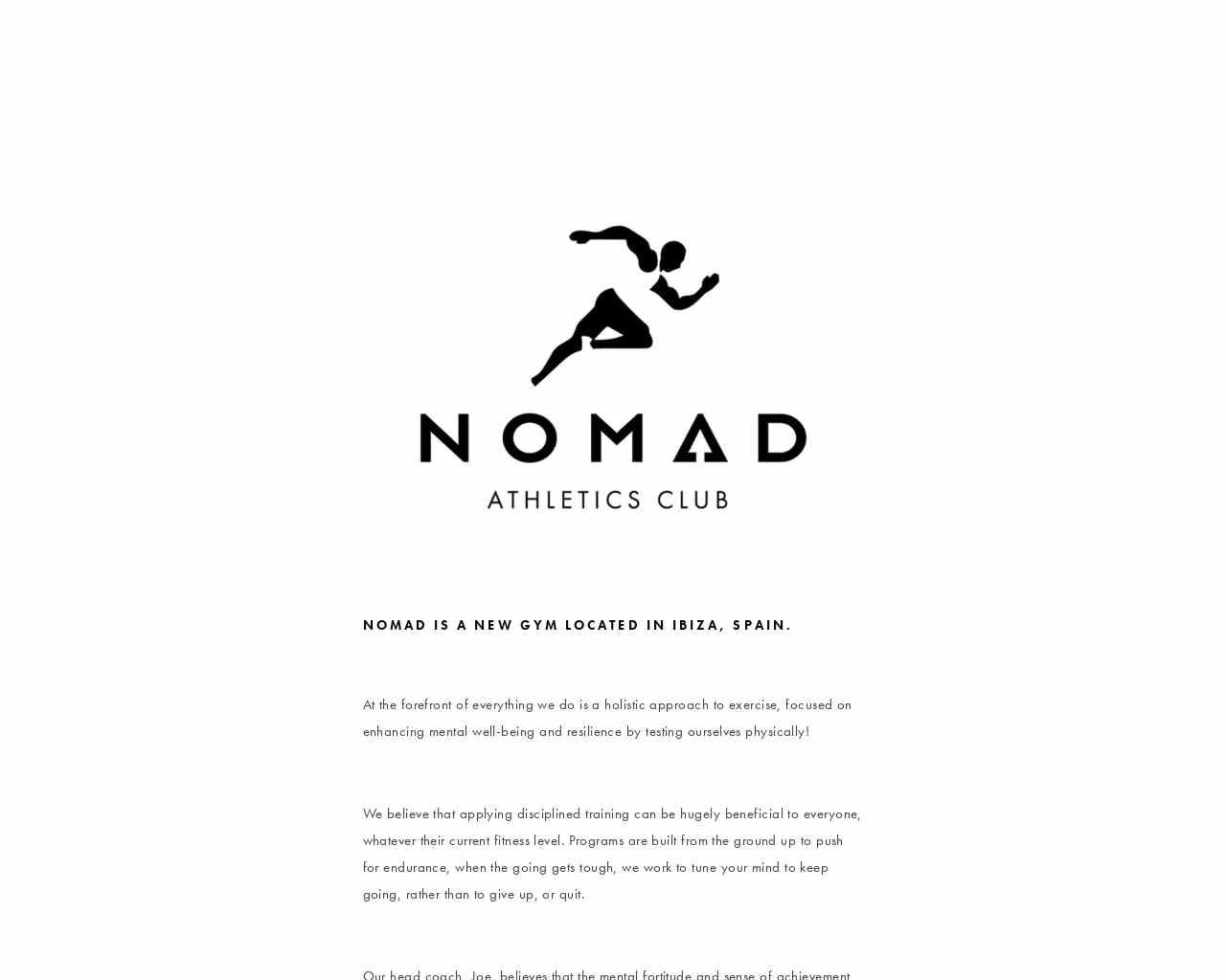 NOMAD — NOMAD Athletics Club