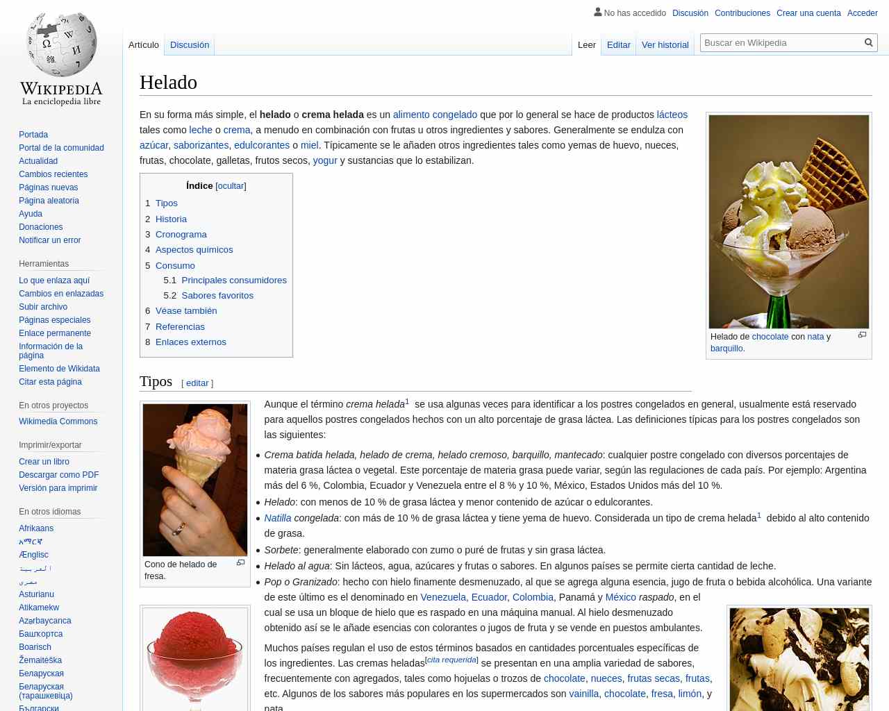 Helado - Wikipedia, la enciclopedia libre