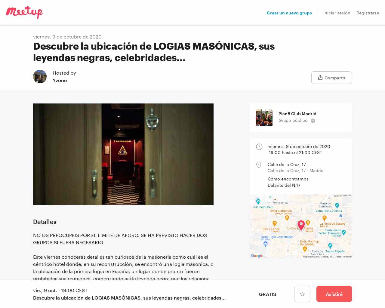 Descubre la ubicación de LOGIAS MASÓNICAS, sus leyendas negras, celebridades... | Meetup