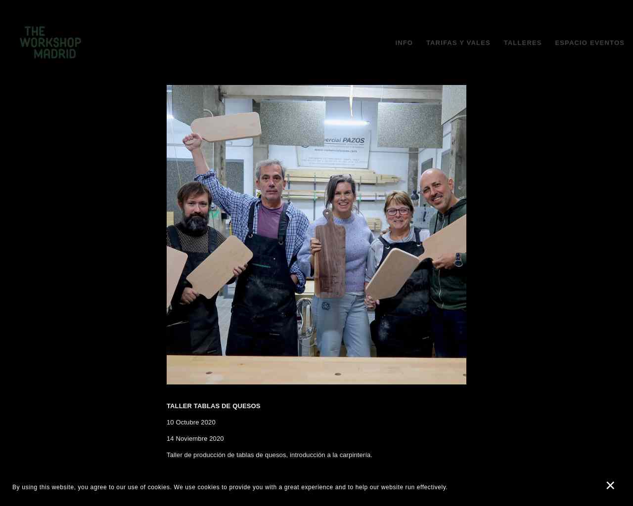Taller Tablas de Quesos — THE WORKSHOP MADRID