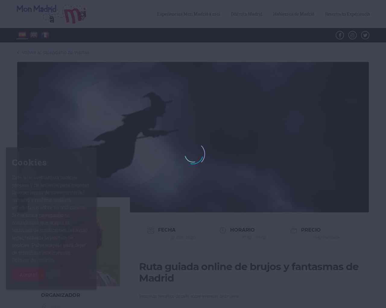 Ruta guiada online de brujos y fantasmas de Madrid | Mon Madrid à Moi