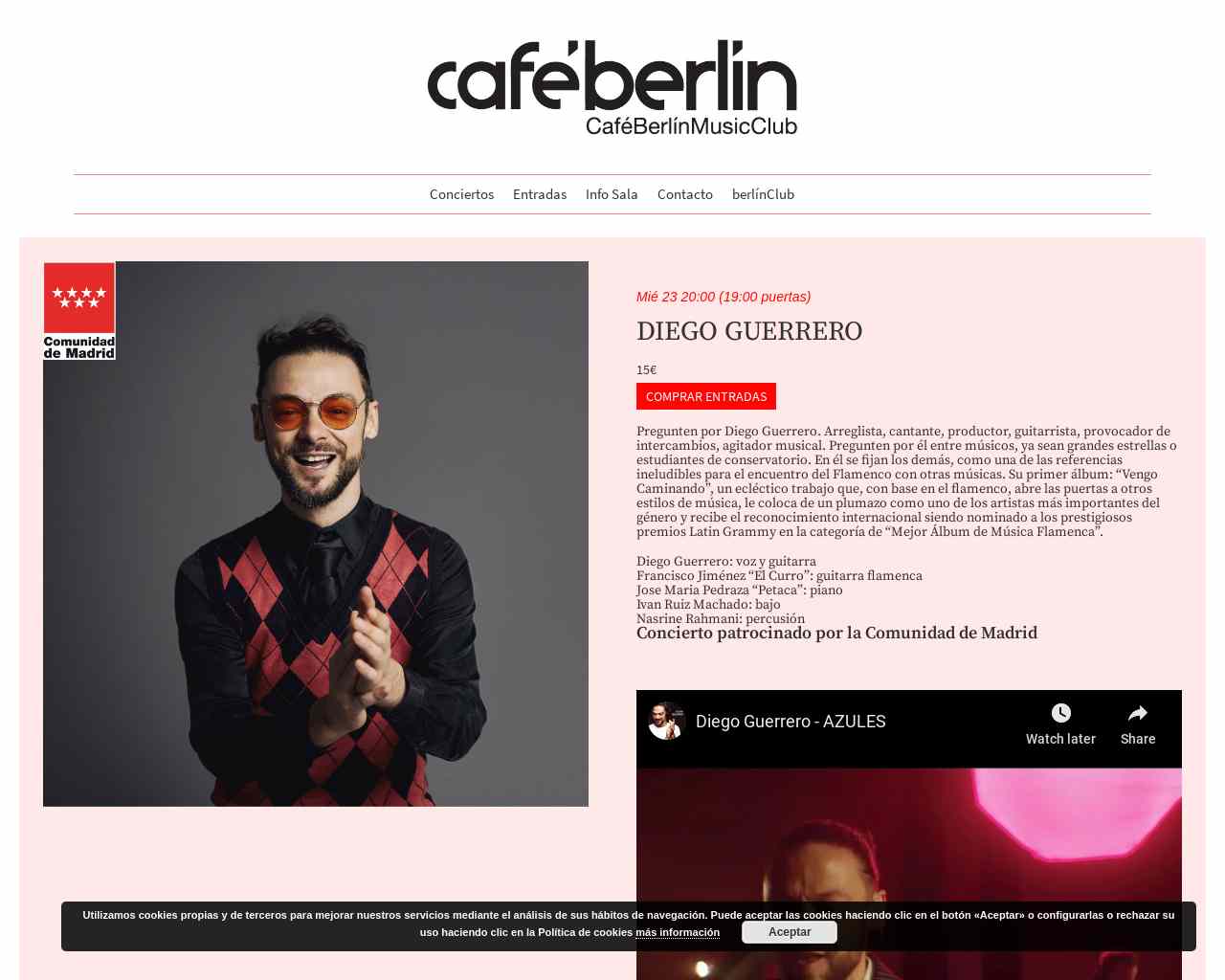DIEGO GUERRERO - Café Berlín