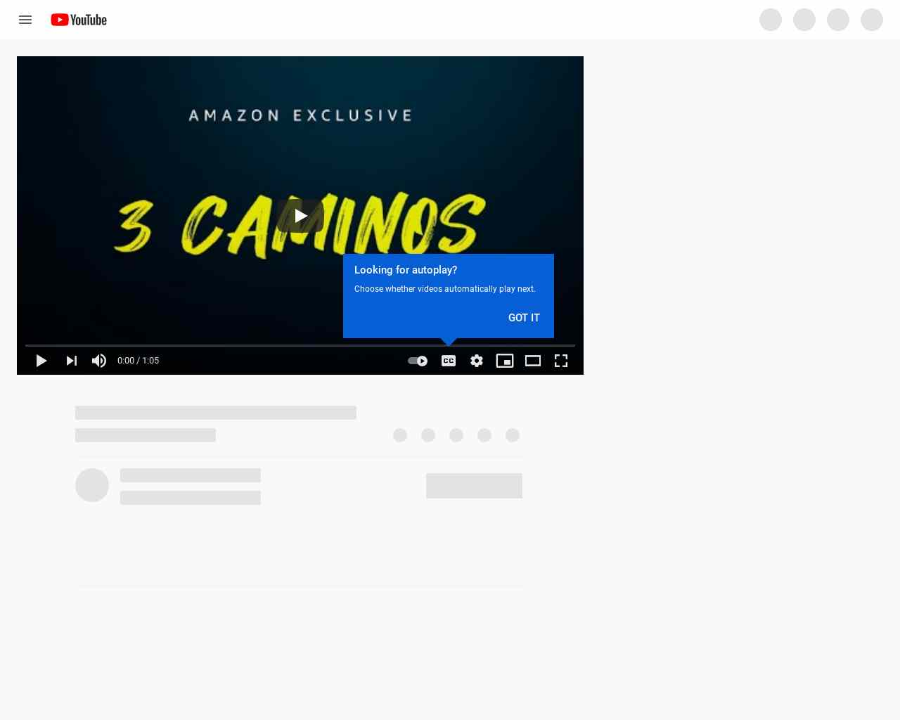 3 Caminos - Tráiler Oficial | Amazon Prime Video - YouTube