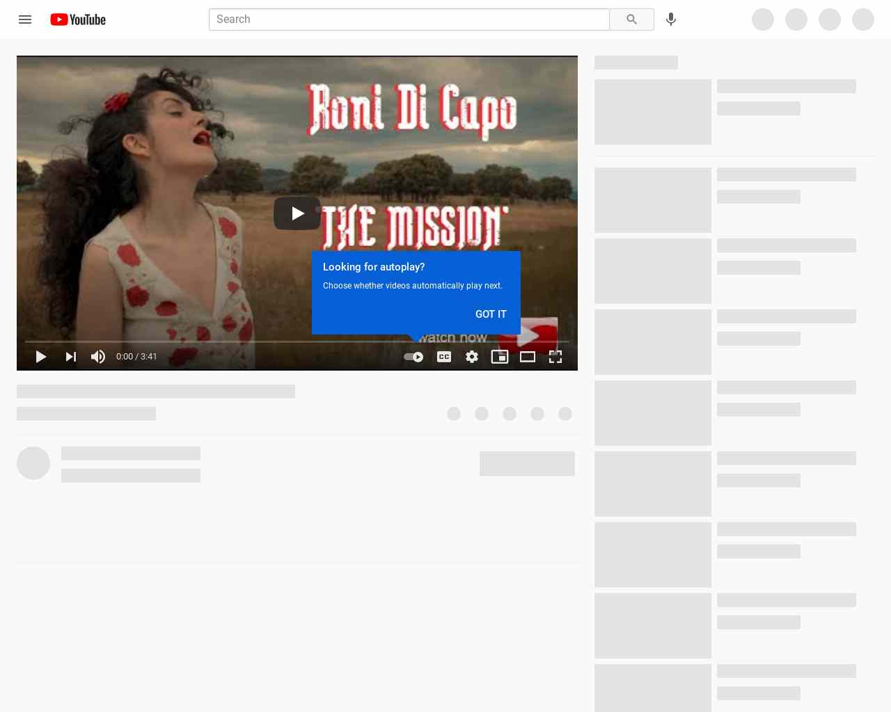 'The Mission' - Roni Di Capo - YouTube