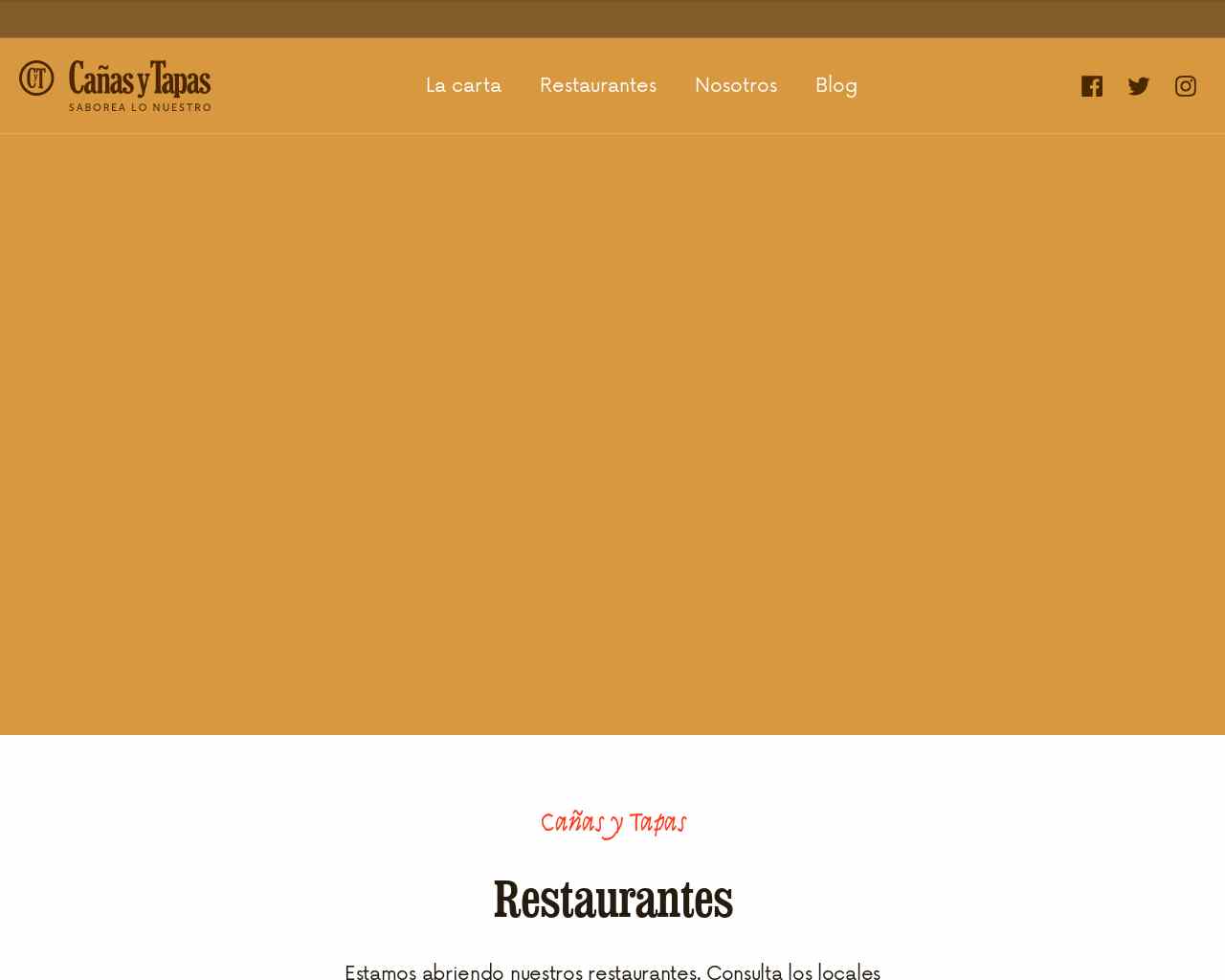 Cañas y Tapas | Tu restaurante de tapeo