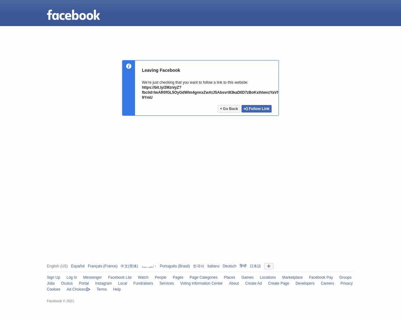 Leaving Facebook