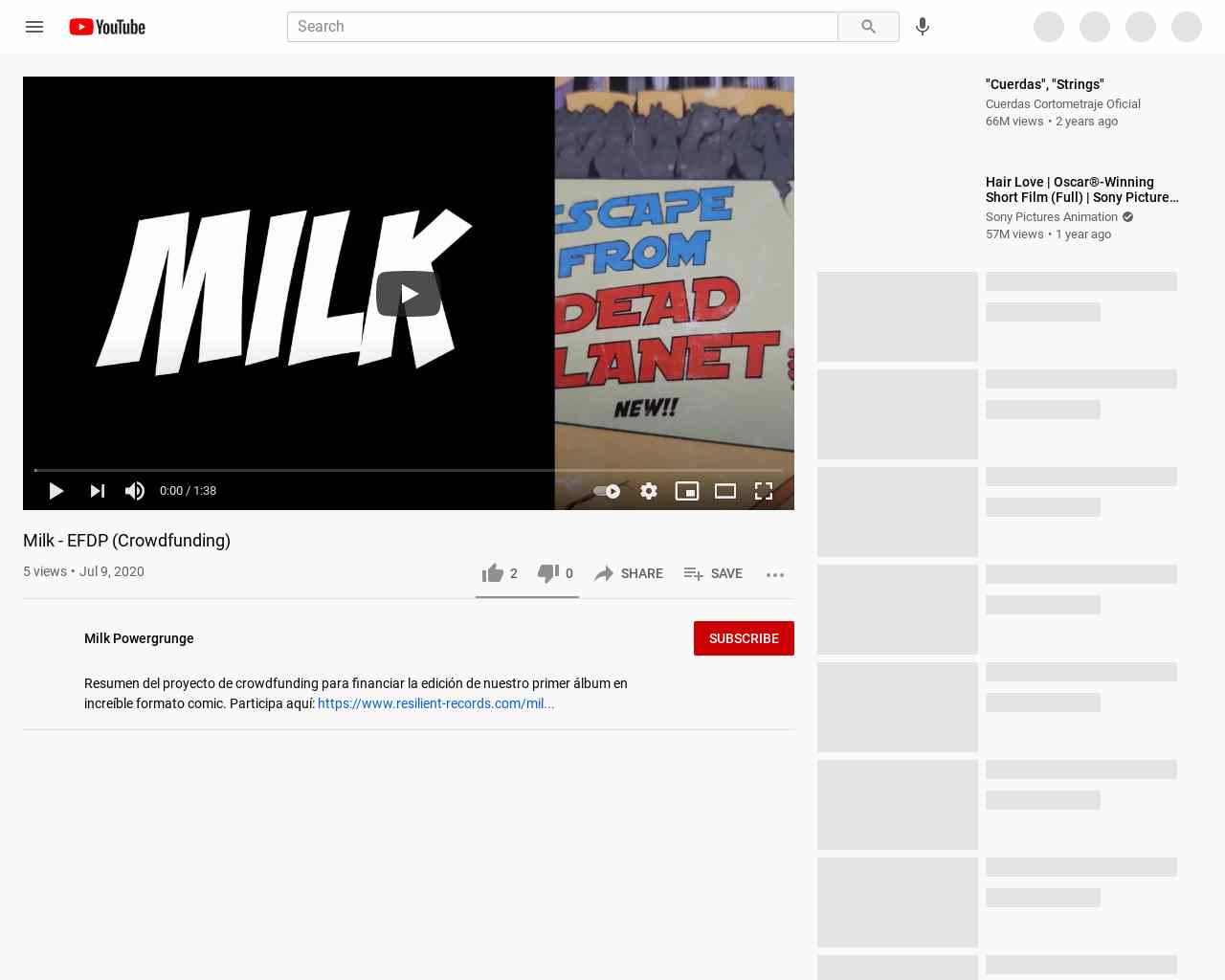 Milk - EFDP (Crowdfunding) - YouTube