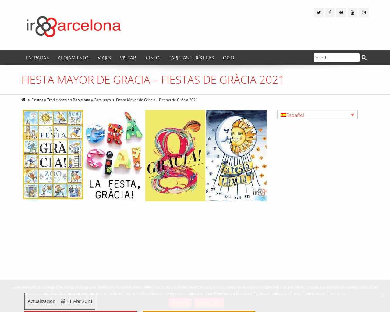 ▷ FIESTAS GRACIA 2021 Barcelona - Fiesta Mayor Fechas - Calles | irBarcelona