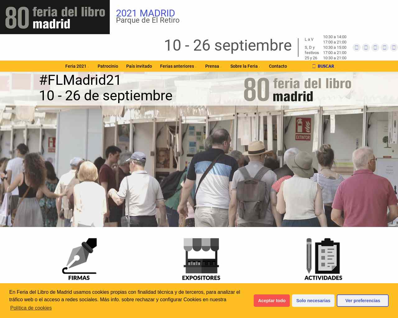 Inicio - Feria del Libro de Madrid