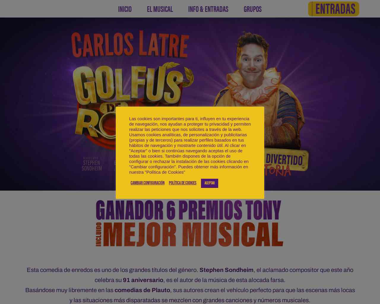 Home | Golfus de Roma, el musical más divertido de la historia
