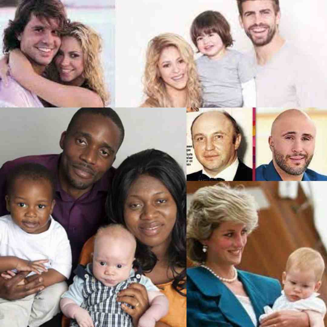 Podemos observar lo graciosa que es la genética cuando has tenido multitud de amantes.